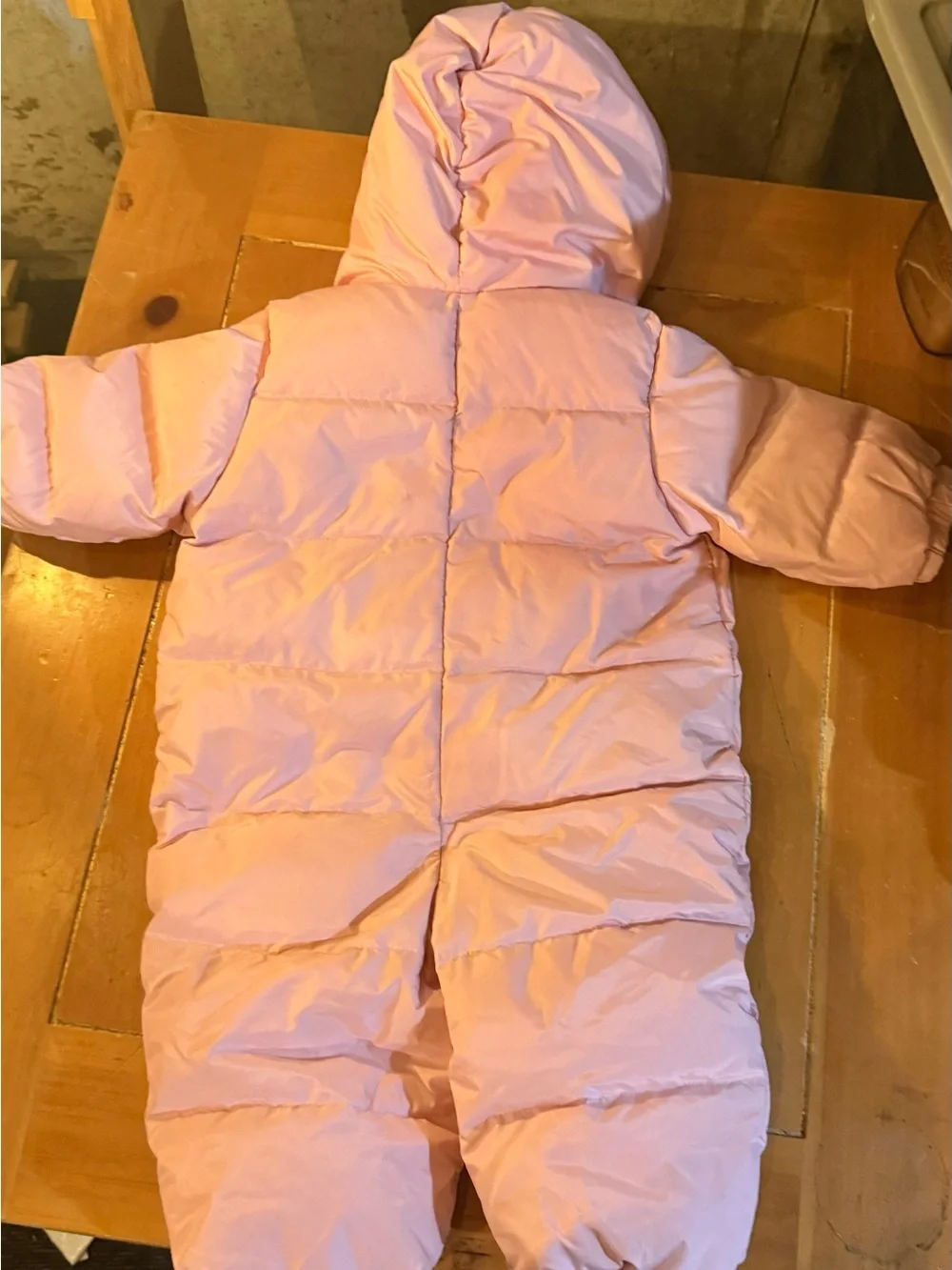 Baby Gap Pink Hooded Insulated One-Piece Snowsuit